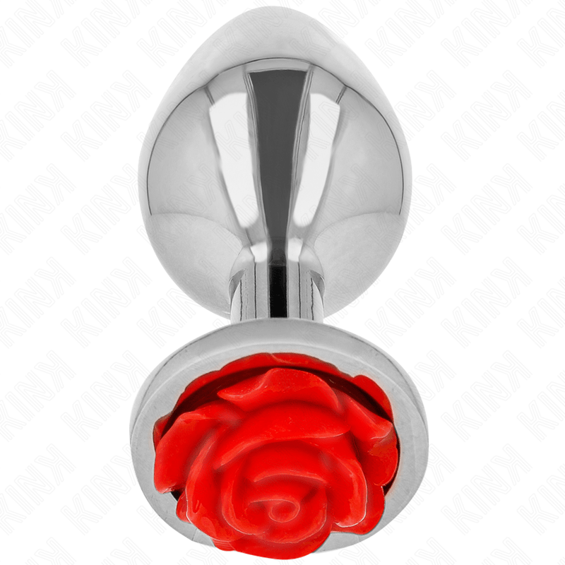 KINK - PLUG ANAL ROSE RED SIZE M - Kink&Play