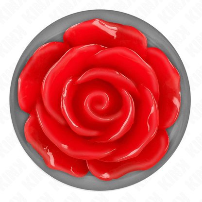 KINK - PLUG ANAL ROSE RED SIZE S - Kink&Play