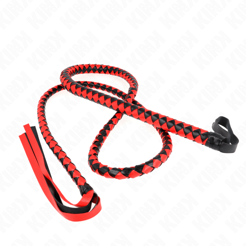KINK - RED LONG SNAKE WHIP 210 CM - Kink&Play
