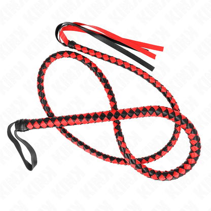 KINK - RED LONG SNAKE WHIP 210 CM - Kink&Play
