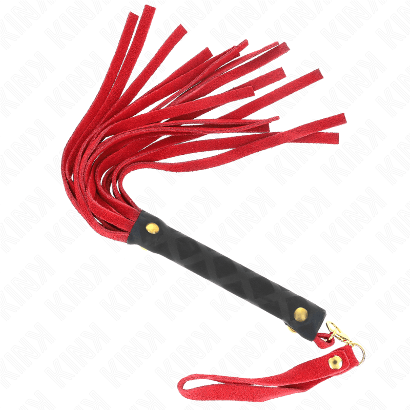 KINK - RED SUEDE MINI WHIP 30 CM - Kink&Play