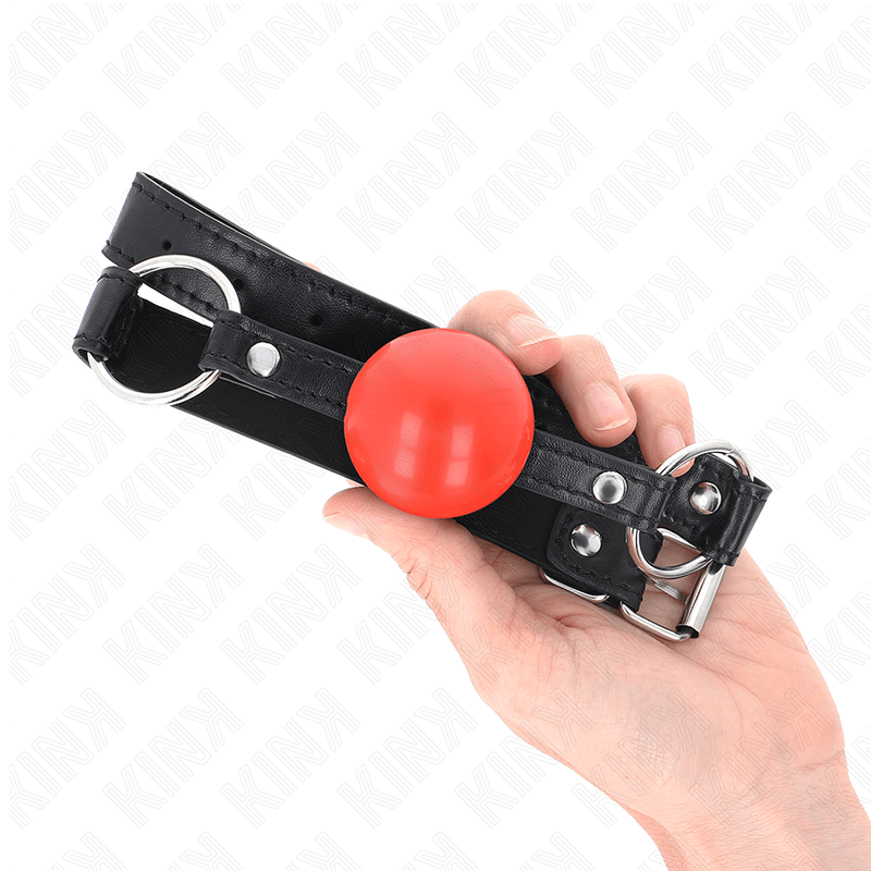 KINK - RED TPE BALL 4 CM GAG 60 x 2 CM - Kink&Play