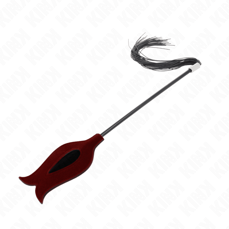 KINK - ROSE SHAPE SILICONE TASSEL WHIP 45 CM - Kink&Play