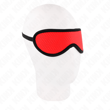 KINK - SCALE TEXTURE BANDAGE WITH RED COVERED EDGE 20 x 7 CM - Kink&Play