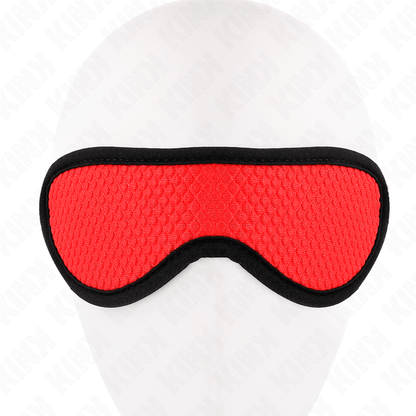 KINK - SCALE TEXTURE BANDAGE WITH RED COVERED EDGE 20 x 7 CM - Kink&Play