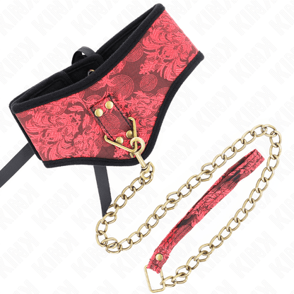 KINK - SCANDAL MODEL NECKLACE WITH LACE STRAP 75 CM 44 X 10 CM - Kink&Play