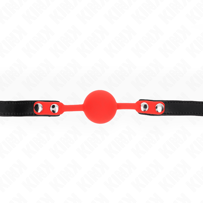 KINK - SILICONE BALL 4 CM GAG WITH LOCK 60 x 2 CM - Kink&Play