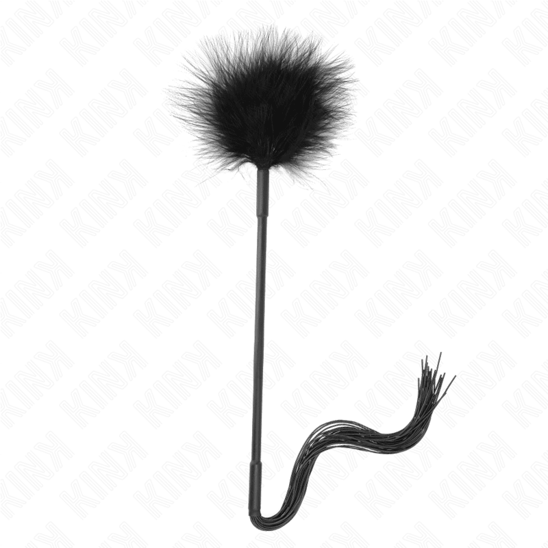 KINK - SILICONE WHIP WITH FEATHERS FOR TICKLE 47 CM - Kink&Play