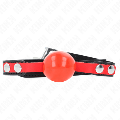 KINK - SOFT TPE BALL 4 CM GAG MODEL 4 60 x 2 CM ADJUSTABLE 37 - 52 CM - Kink&Play