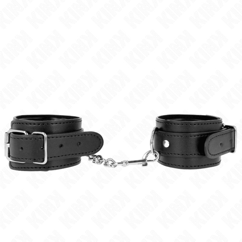 KINK - THIN WRIST RESTRAINTS BLACK ADJUSTABLE 21 - 33 CM - Kink&Play