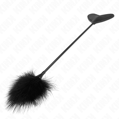 KINK - TICKLE FEATHERS WITH HEART PADDLE 31 CM - Kink&Play