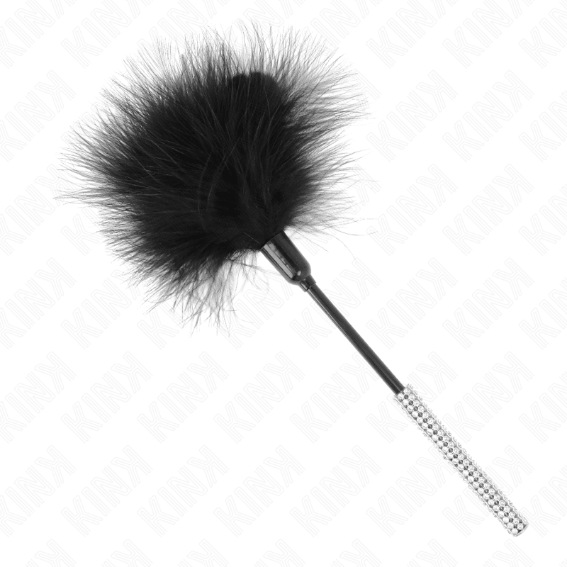 KINK - TICKLE FEATHERS WITH RHINESTONE HANDLE 27 CM - Kink&Play
