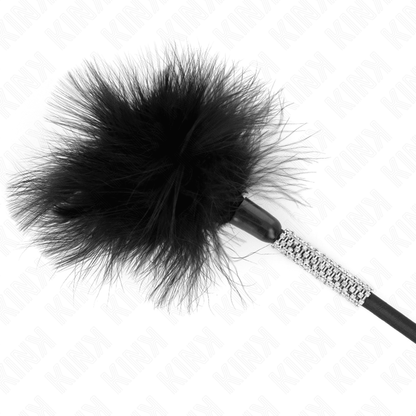KINK - TICKLE FEATHERS WITH RHINESTONE HANDLE 50 CM - Kink&Play