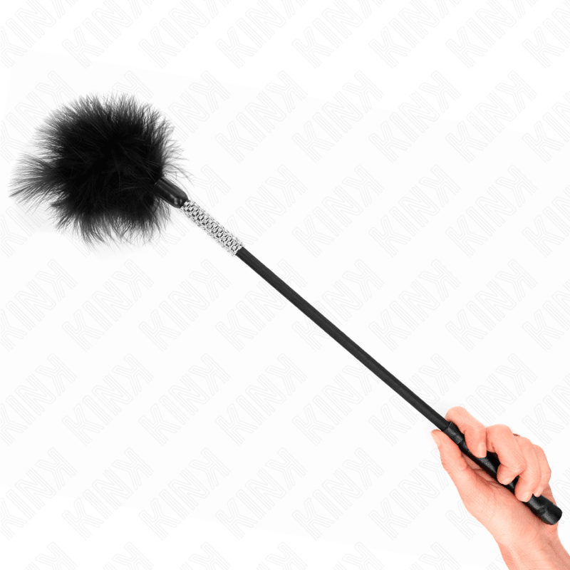 KINK - TICKLE FEATHERS WITH RHINESTONE HANDLE 50 CM - Kink&Play