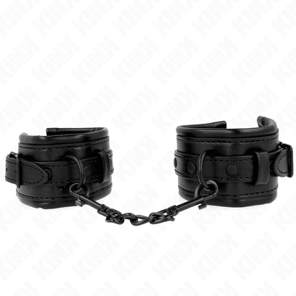 KINK - WRIST RESTRAINTS BLACK ADJUSTABLE 20 - 30 CM X 6 CM - Kink&Play