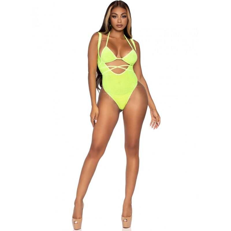 LEG AVENUE - BIKINI TOP AND BODYSUIT ONE SIZE - Kink&Play