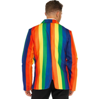 LEG AVENUE - BLAZER + TIE RAINBOW S - Kink&Play