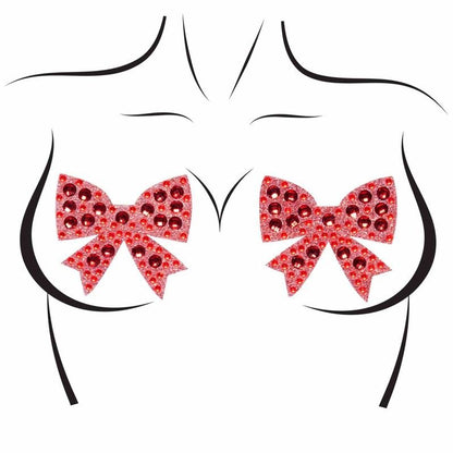 LEG AVENUE - BOWS NIPPLE COVERS ONE SIZE - Kink&Play