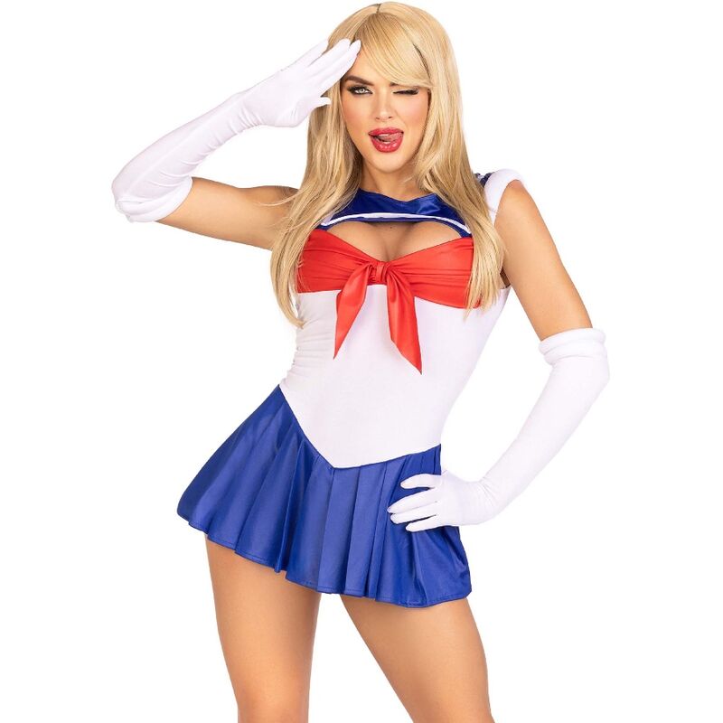 LEG AVENUE - COSTUME SEXY SAILOR MULTICOLOR M - Kink&Play