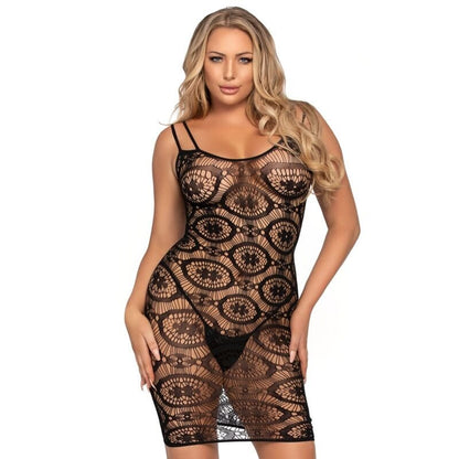 LEG AVENUE - DAISY CROCHET MINI DRESS ONE SIZE - Kink&Play