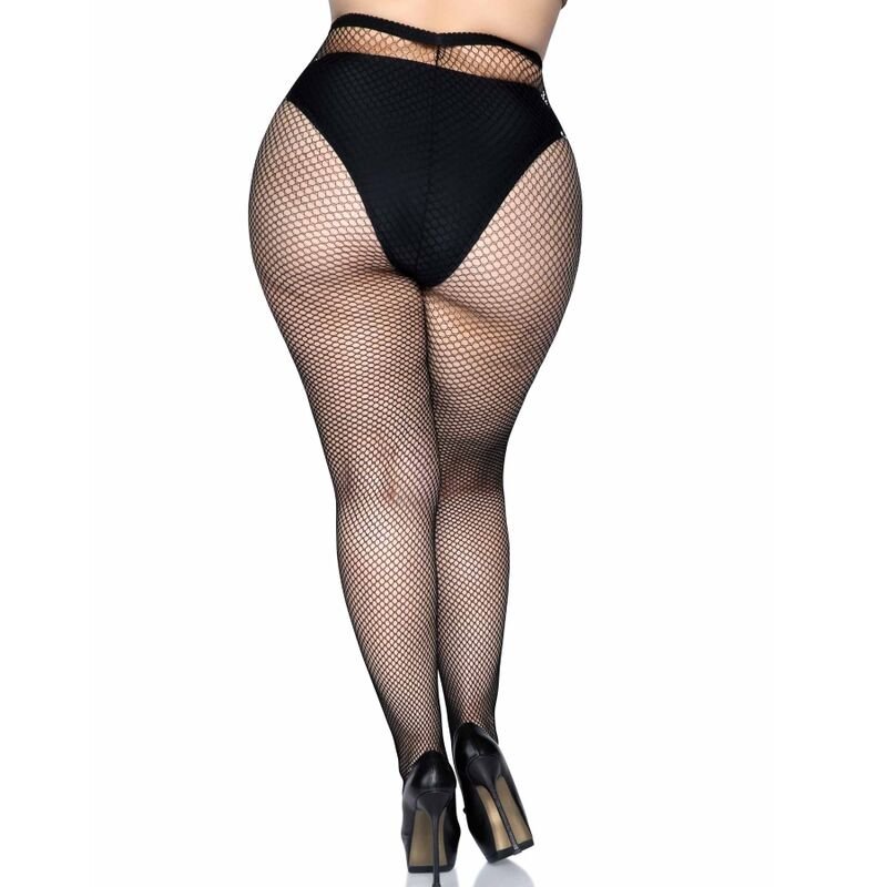 LEG AVENUE - FISHNET PANTYHOSE PLUS SIZE - Kink&Play