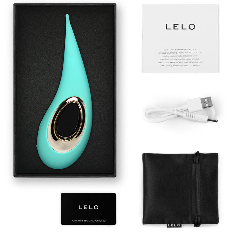 LELO - DOT CLITORIS STIMULATOR - AQUA GREEN - Kink&Play