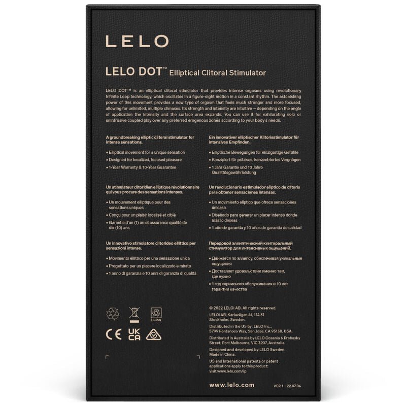 LELO - DOT CLITORIS STIMULATOR - AQUA GREEN - Kink&Play