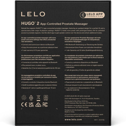 LELO - HUGO 2 GREEN PROSTATE MASSAGER - Kink&Play