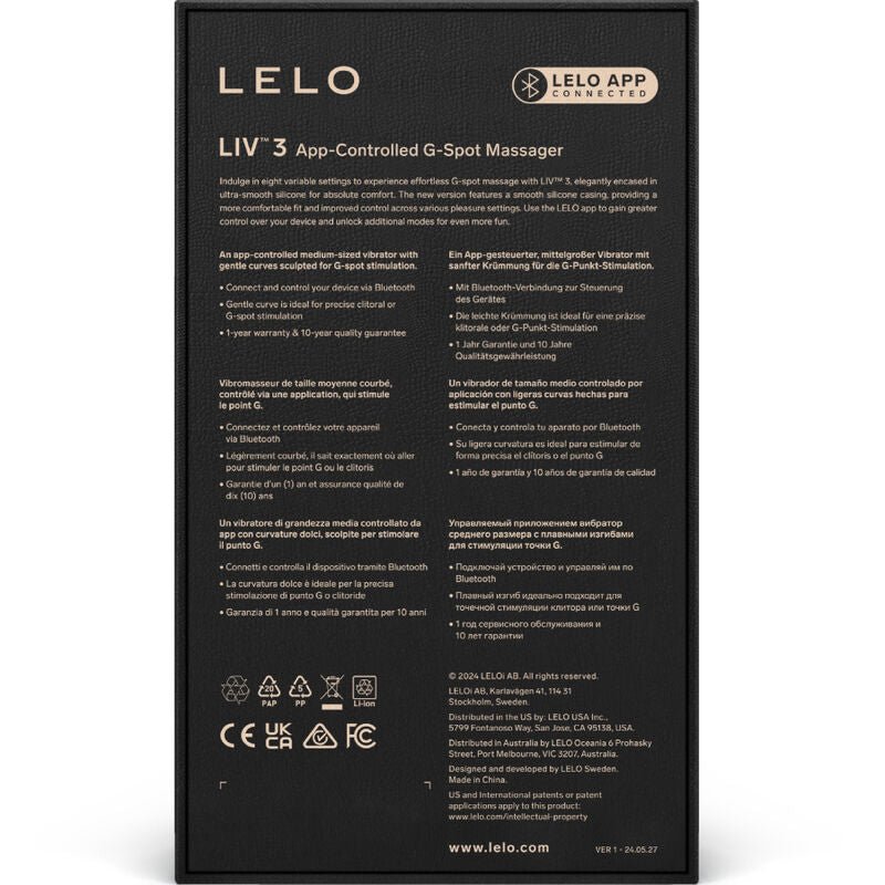 LELO - LIV™ 3 G - SPOT STIMULATOR BLUE - Kink&Play
