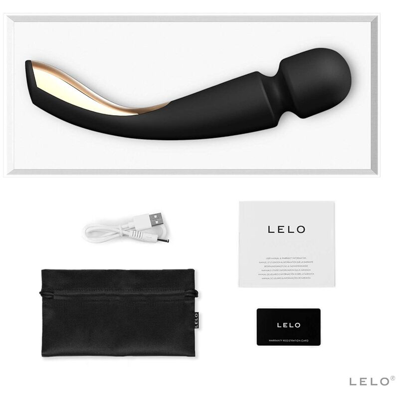 LELO - SMART MEDIUM WAND 2 BLACK MASSAGER - Kink&Play