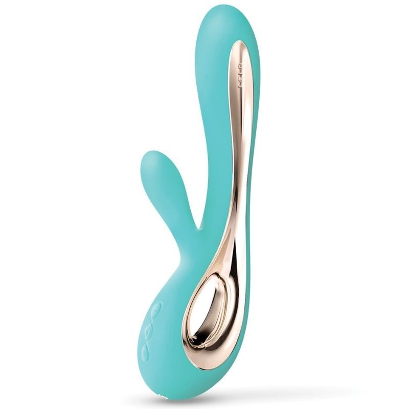 LELO - SORAYA 2 RABBIT AQUA GREEN VIBRATOR - Kink&Play