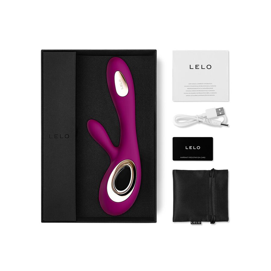 LELO - SORAYA WAVE VIBRATOR RABBIT PURPLE - Kink&Play
