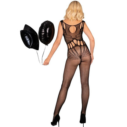 LIVCO CORSETTI FASHION - AMAHIL BODYSTOCKING CROTCHLESS BLACK ONE SIZE - Kink&Play