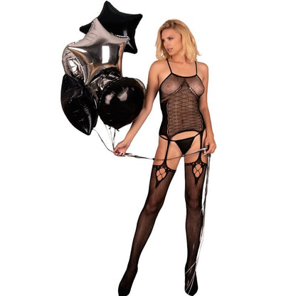 LIVCO CORSETTI FASHION - AMRIN BODYSTOCKING BLACK ONE SIZE - Kink&Play