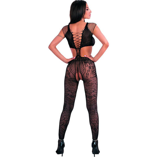 LIVCO CORSETTI FASHION - BODYSTOCKING TUBIANA BLACK ONE SIZE - Kink&Play