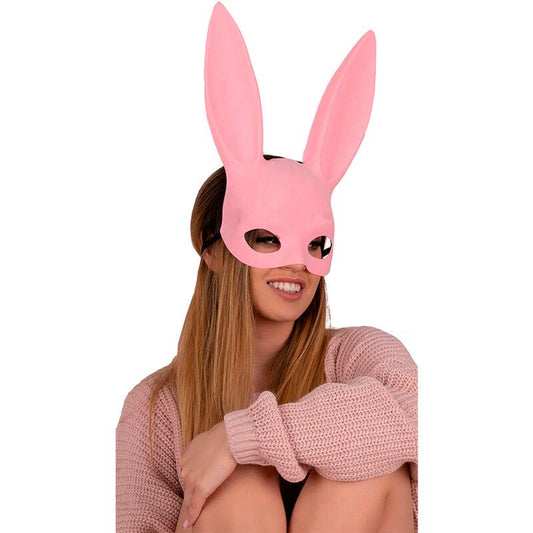 LIVCO CORSETTI FASHION - KOHU RABBIT PINK MJ009 MASK ONE SIZE - Kink&Play