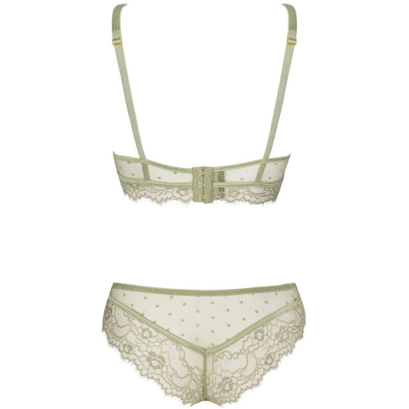 LIVCO CORSETTI FASHION - PINE LC 90667 BRA + PANTY KHAKI - Kink&Play