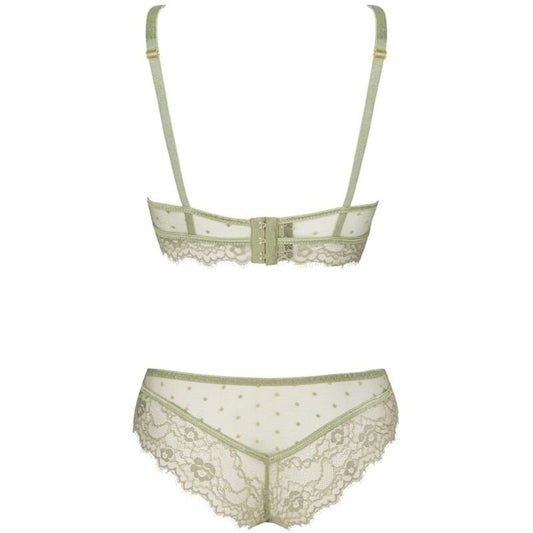 LIVCO CORSETTI FASHION - PINE LC 90667 BRA + PANTY KHAKI - Kink&Play