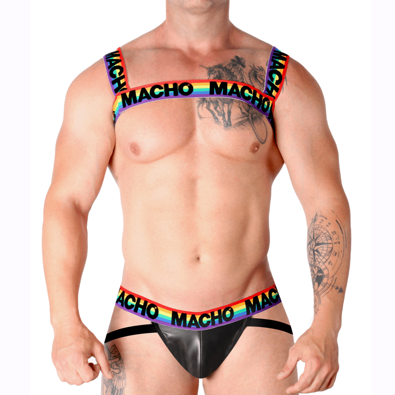 MACHO - DOUBLE HARNESS PRIDE LIMITED - Kink&Play