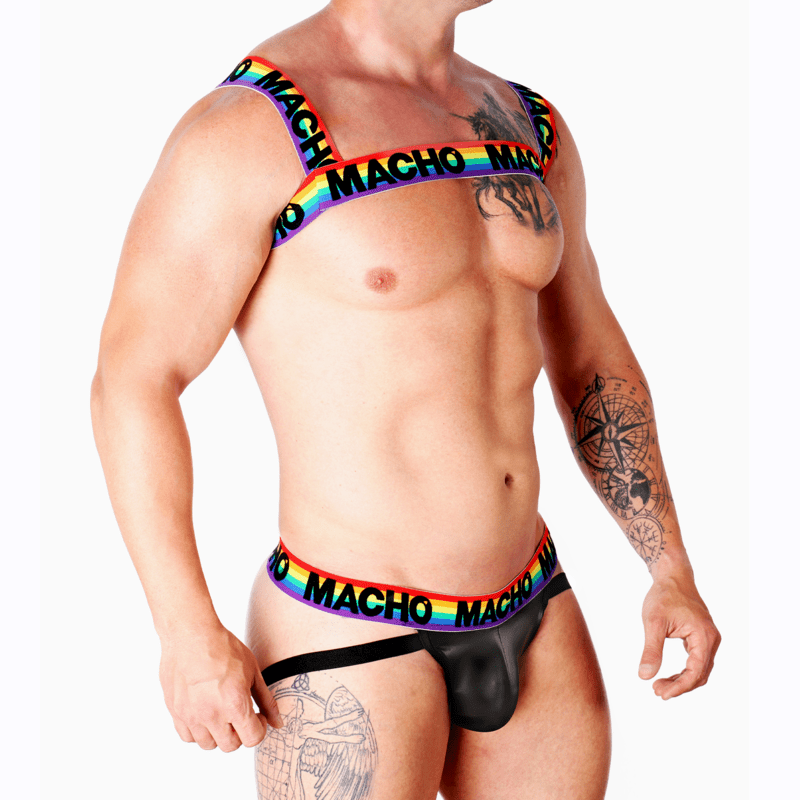 MACHO - DOUBLE HARNESS PRIDE LIMITED - Kink&Play