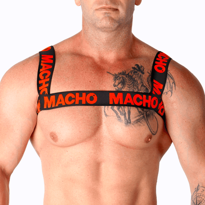 MACHO - DOUBLE RED HARNESS - Kink&Play