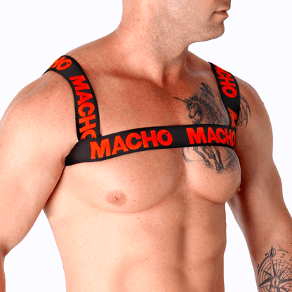 MACHO - DOUBLE RED HARNESS - Kink&Play