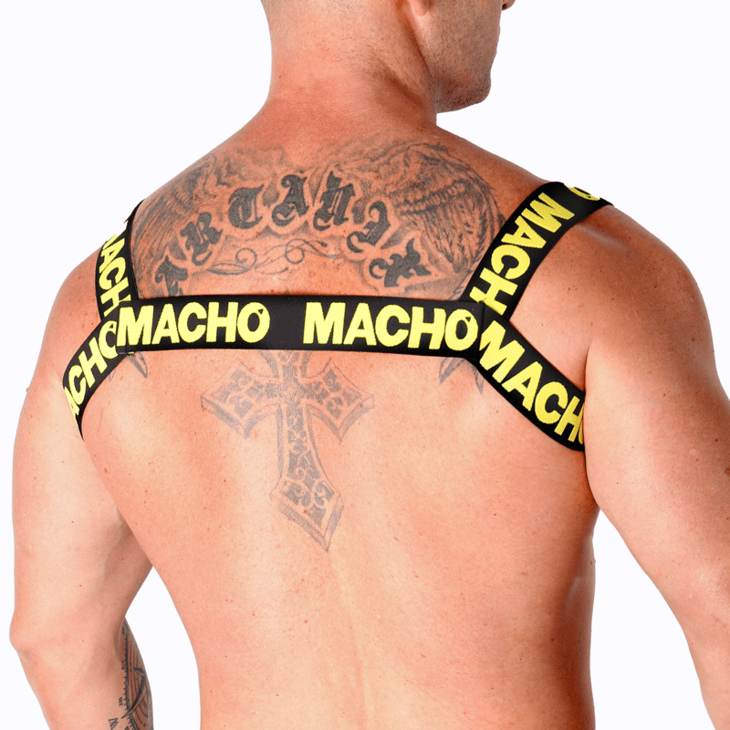MACHO - DOUBLE YELLOW HARNESS - Kink&Play