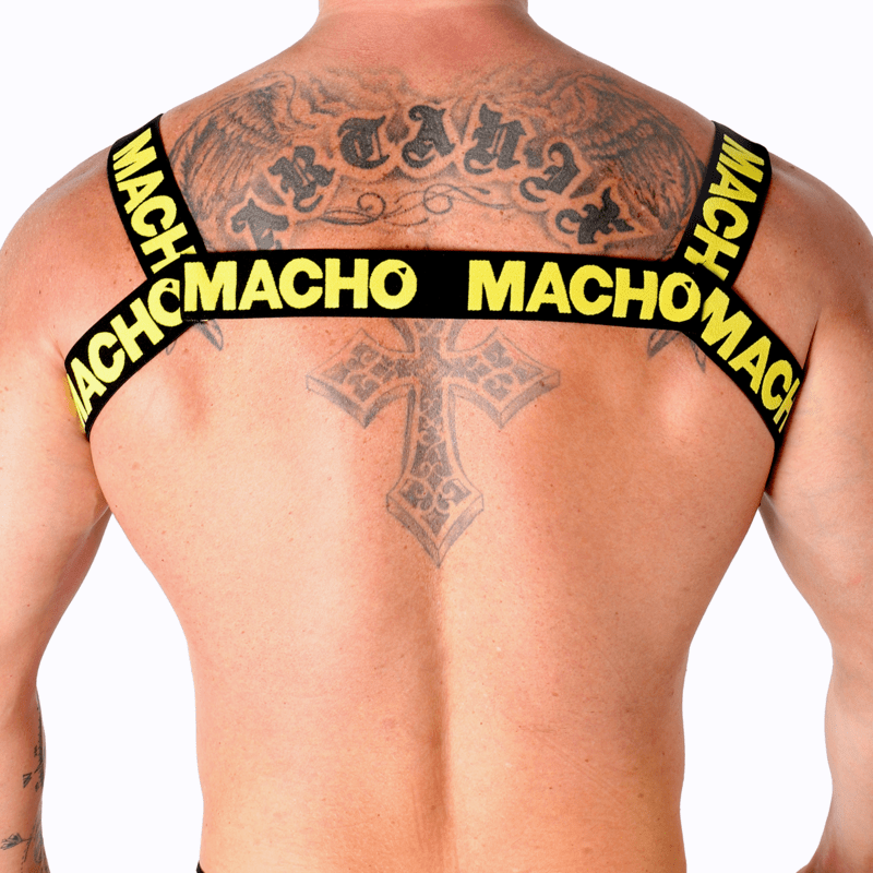 MACHO - DOUBLE YELLOW HARNESS - Kink&Play