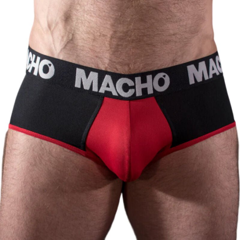 MACHO - MS26N SLIP BLACK/RED M - Kink&Play