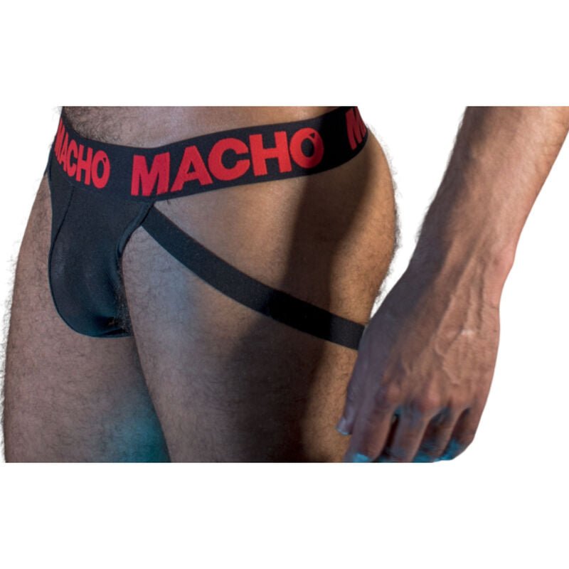 MACHO - MX26X2 JOCK BLACK/RED S - Kink&Play