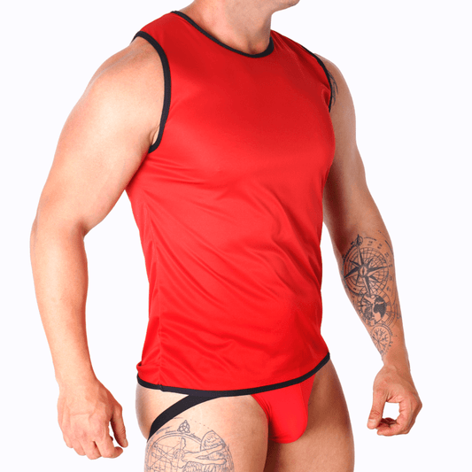 MACHO - RED T - SHIRT S/M - Kink&Play