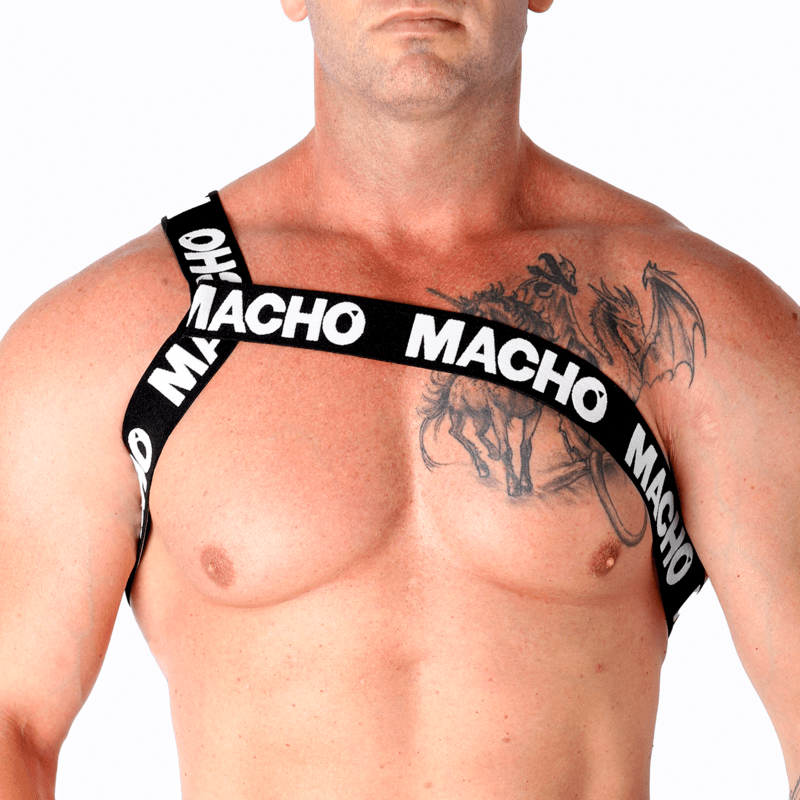 MACHO - ROMAN HARNESS WHITE S/M - Kink&Play