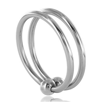 METAL HARD - DOUBLE GLANS RING 32MM - Kink&Play