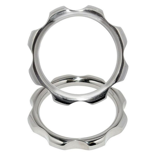METAL HARD - METAL TORQUE RING FOR PENIS AND TESTICLES 50MM - Kink&Play